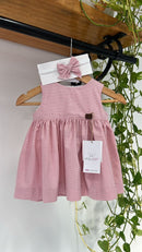 Vestido Lia Rosa Queimado 100% Algodão