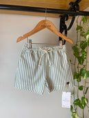 Short Thomas Listrado Verde Oliva 100% Algodão