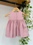 Vestido Lia Rosa Queimado 100% Algodão