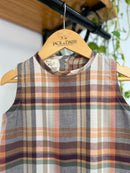 Vestido Flanelado Xadrez Sheila 100% Algodão