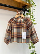 Bata Infantil FLanelado Xadrez Sheila 100% Algodão
