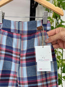 Calça Social Unissex Flanelado Xadrez Livia 100% algodão