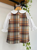 Vestido Flanelado Xadrez Sheila 100% Algodão