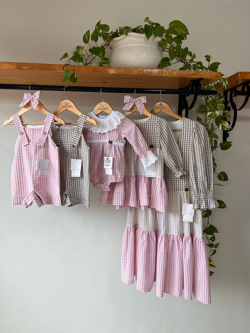 Vestido Entrelaços Filha 100% Algodão- Coleção Raízes