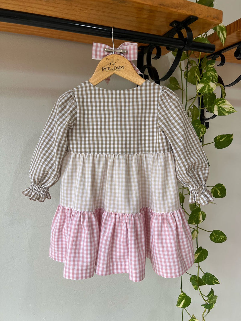 Vestido Entrelaços Filha 100% Algodão- Coleção Raízes