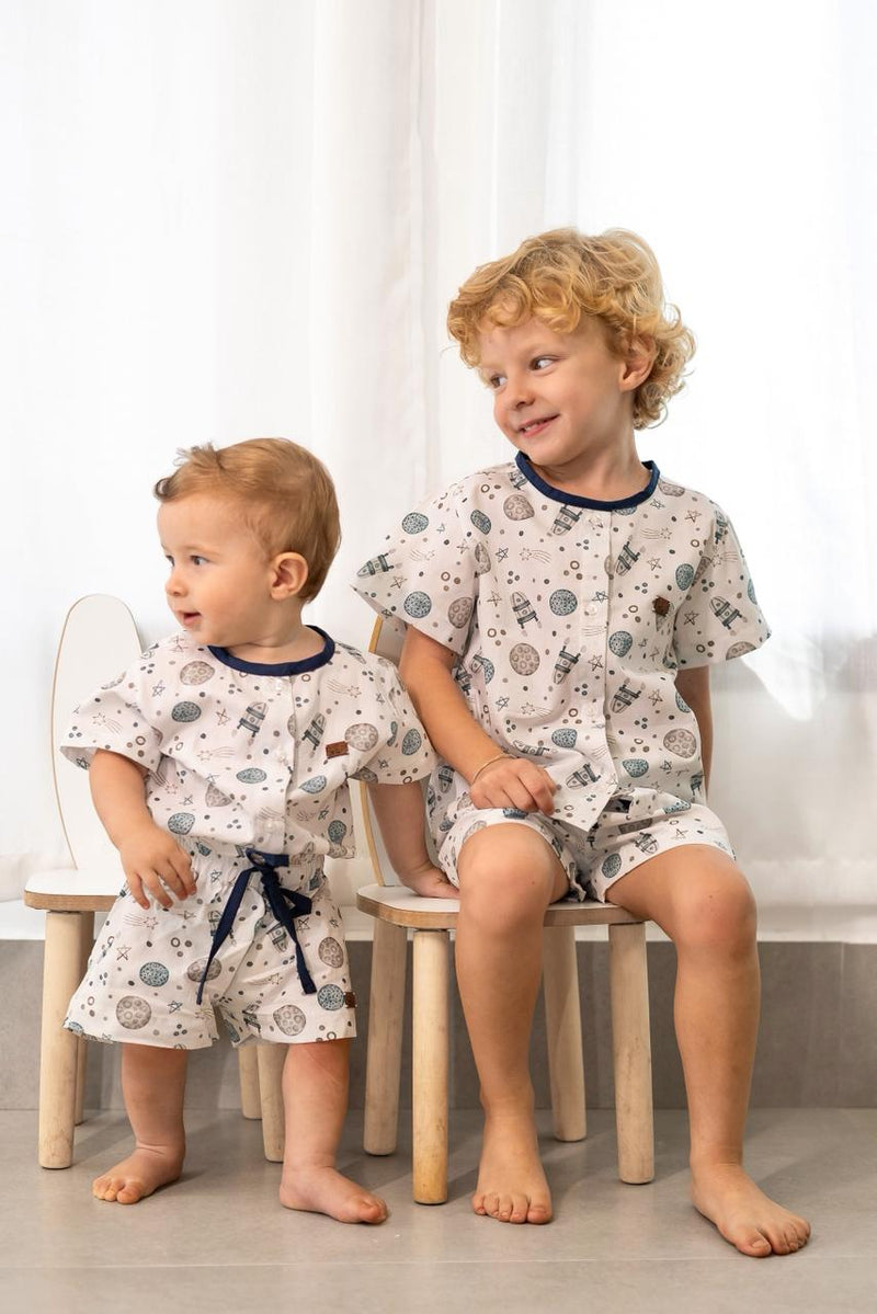 Pijama Universo 100% Algodão