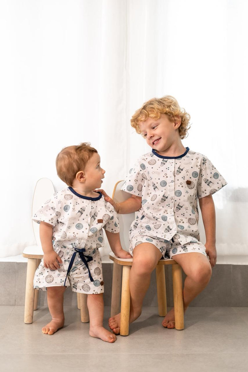 Pijama Universo 100% Algodão