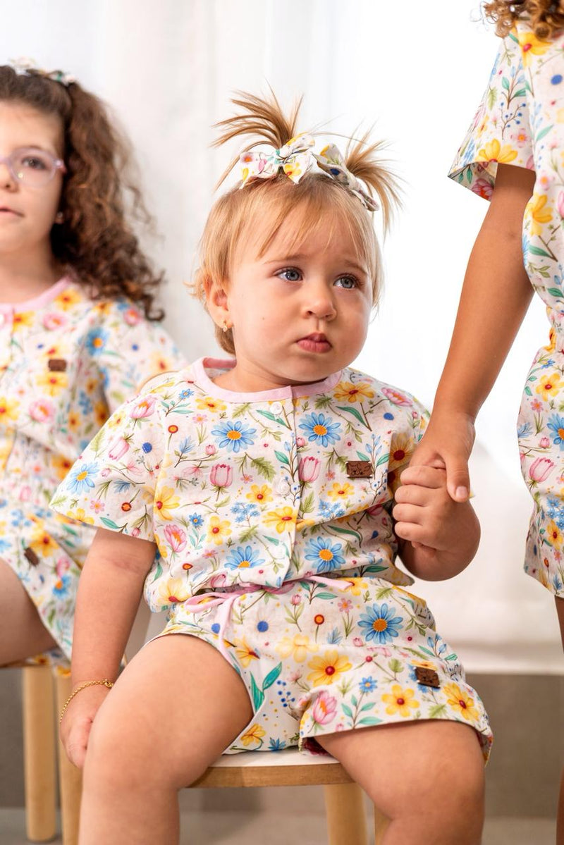 Pijama Jardim 100% Algodão