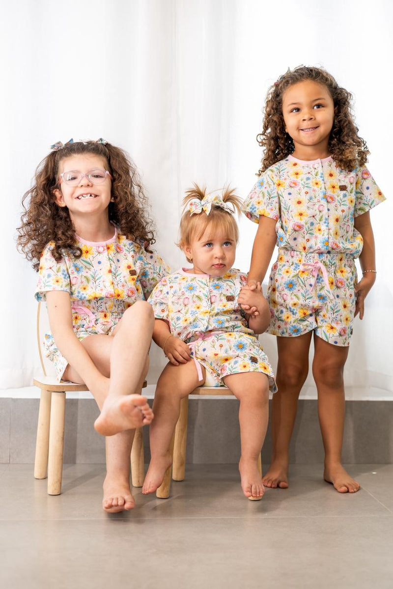 Pijama Jardim 100% Algodão