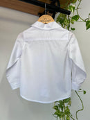 Camisa Social Augusto Manga Longa Branca 100% Algodão
