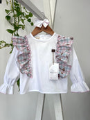 Bata Lili - Coelhinhos do Vale Rosa 100% Algodão