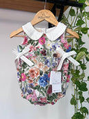 Body Cora Floral 100% Algodão - Coleção Amor que Nutre