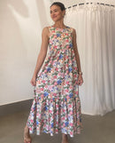 Vestido Aurora Floral 100 % Algodão - Coleção Amor que Nutre