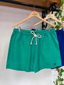 Short Pai Craque de Quintal Verde 100% Algodão