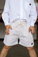 Short Noah - Coelhinhos do Vale Verde 100% Algodão