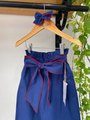 Calça Naty Azul - Náutico 100% Algodão