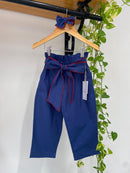 Calça Naty Azul - Náutico 100% Algodão