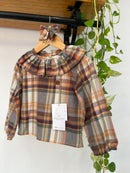Bata Infantil FLanelado Xadrez Sheila 100% Algodão